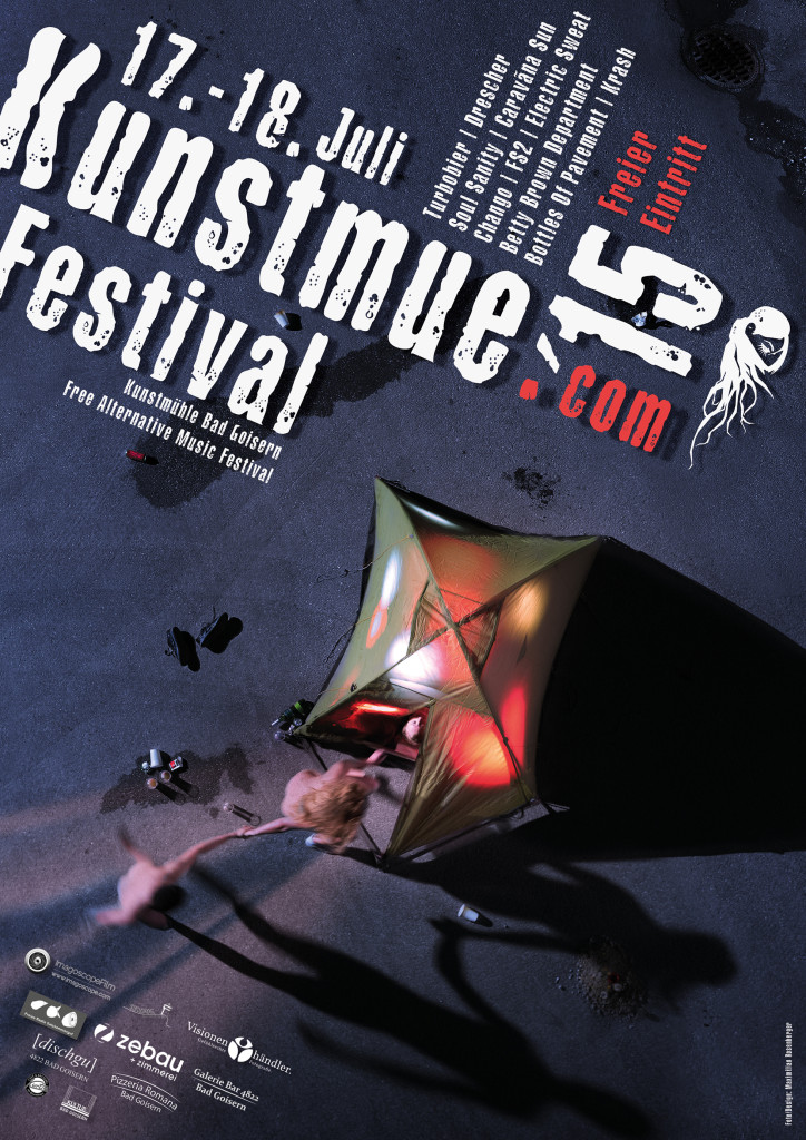 Kunstmue Festival 2015 offizielles Plakat