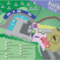 Kunstmue Festival Bad Goisern 2015 - Geländeplan