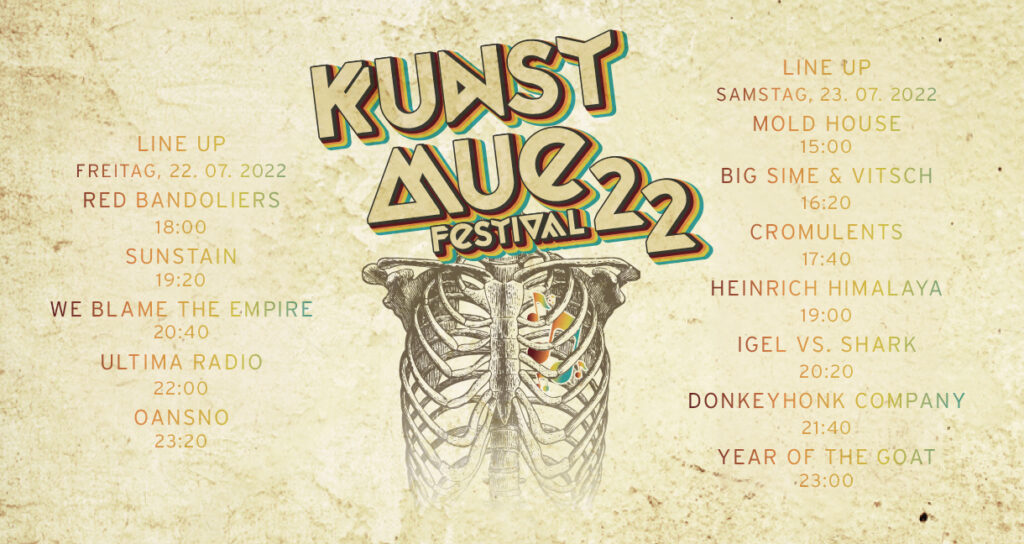 Kunstmue Festival 2022 - Line Up